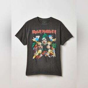 Iron Maiden Graphic Tee - Charcoal